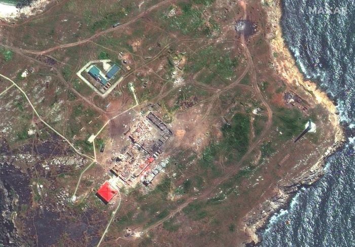 CNN опубликовало новые спутниковые снимки острова Змеиный