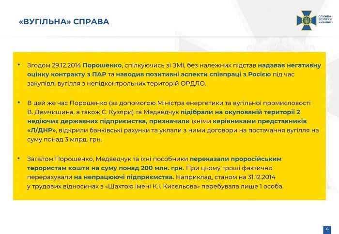 Схема по поставкам угля из "ЛДНР", цитаты Медведчука и другие детали показаний задержанного - инфографика СБУ.