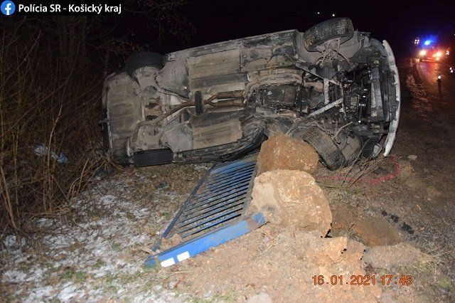 Ужасная авария в Словакии: 29-летний мужчина серьезно травмирован 
