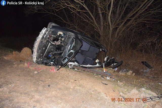 Ужасная авария в Словакии: 29-летний мужчина серьезно травмирован 