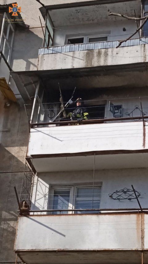 В Чопе вспыхнул пожар: загорелась многоэтажка 
