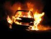 На Закарпатье в 12 километрах от леса сгорел неизвестный автомобиль