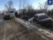 Снежное ДТП в Закарпатье: "BMW" улетела в кювет, другому автомобилю не позавидуешь 