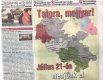 СБУ: угорська газета розфарбувала частину Закарпаття у прапори Угорщини