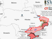 Карта боевых действий в Украине на 19 мая (Институт изучения войны США)