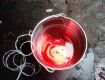 В областном центре Закарпатья неизвестное вещество окрасило воду в "кровавый" цвет 