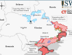  Американский Институт изучения войны опубликовал карты боевых действий в Украине на 30 апреля.