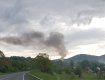 В Закарпатье на трассе Киев-Чоп вспыхнула грузовая Tatra - столб дыма был виден издалека 