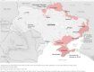 Карта боевых действий в Украине на 20 марта 2022 года