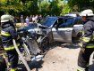 Смертельная авария в Запорожье: Пьяный на BMW смял 5 авто и вылетел на людей
