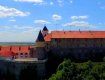 Мукачівський Замок Паланок з висоти пташиного польоту.