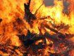 Пожар бани в Мукачево и Буштыно, обошлось без человеческих жертв