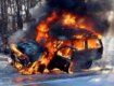 В Запорожье подорвали джип Mitsubishi, сгорел и рядом стоявший Daewoo Tico
