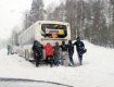Из-за непогоды в Закарпатье были отменены автобусные рейсы