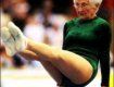 86-летняя гимнастка Джоанна Каас без проблем сделала кульбит на брусьях