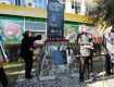 Во время митинга в Берегово открыли отреставрированный памятник воинам-афганцам