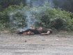 Около ужгородской больницы нашли горящего покойника