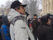 Титушка Беляков на организованном им митинге антимайдана в Ужгороде