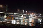 Ночной Ужгород. Мост Масарика 