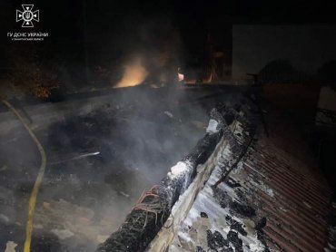 В Закарпатье горел жилой дом, воду пришлось подвозить