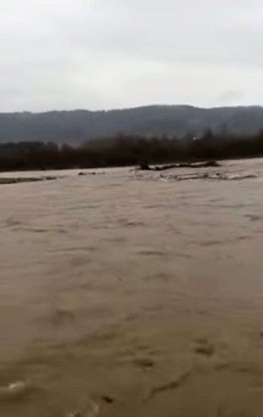 В Закарпатье паводок привёл масштабной проблеме