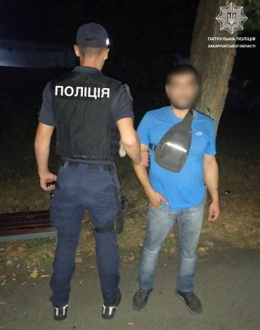 В Закарпатье ночью поймали нетрезвого любителя кайфа