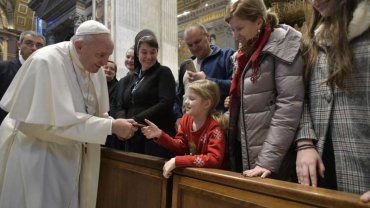 Папа приветствовал паломников из Мукачевской епархии