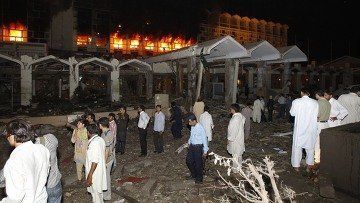 Пакистан. В Исламабаде в субботу погибли как минимум 60 человек, около 200 ранены